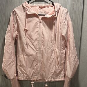 ZYIA Blush Pink Hooded Utility Jacket